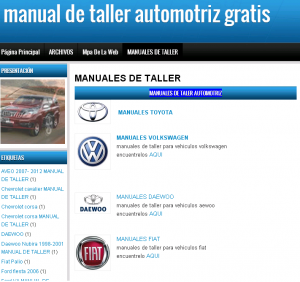 Manual de taller automotriz gratis Manual de taller automotriz gratis