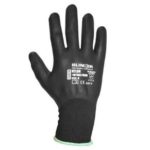 guante de seguridad de nylon y nitrilo