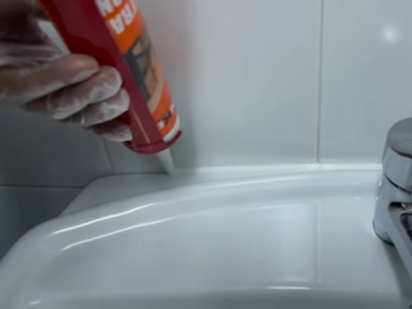 aplicación de silicona