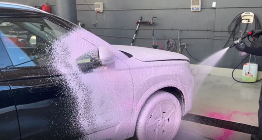 Limpieza y secado de carrocería