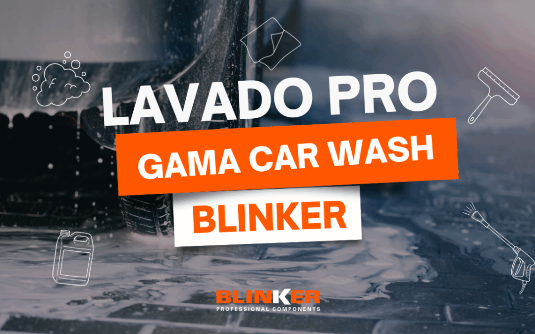 limpieza y secado de carrocería profesional con la gama car wash Blinker 